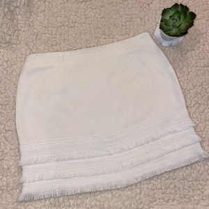 GREYLIN Women’s Textured Multiple Fringe  A-Line Skirt